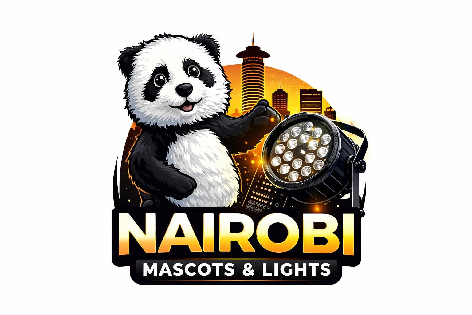 Nairobi Mascots & Lights Logo